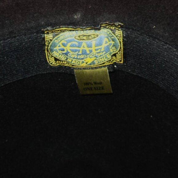 RARE AUTHENTIC SCALA WESTERN HAT DORFMAN COMPANY-EXCELLENT VINTAGE WITH BRAID - Picture 8 of 8